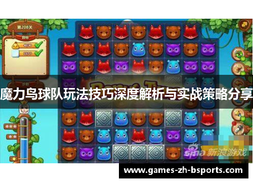 魔力鸟球队玩法技巧深度解析与实战策略分享